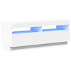 vidaXL Tv-meubel met LED-verlichting 100x35x40 cm wit