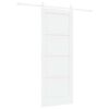 vidaXL Schuifdeur ORKDAL 78 x 202 cm Bewerkt hout Wit