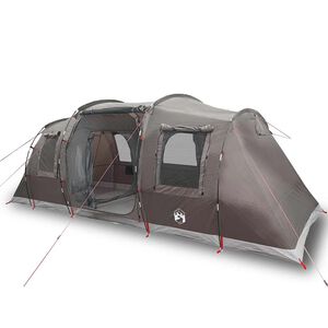 vidaXL Tunneltent 4-persoons waterdicht bruin