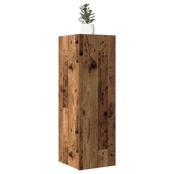 vidaXL Tv-meubelen 2 st 30,5x30x90 cm bewerkt hout oud houtkleurig