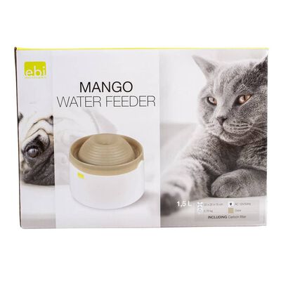 Ebi Waterbak voor huisdieren Mango 1,5 L mokkakleurig
