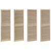 vidaXL Kastdeur 4 pcs Naturel 140.5 x 2 x 59.5 cm Massief grenenhout