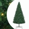 vidaXL Kerstboom met decoratieve slingerlichten Groen 400 cm PVC
