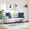 vidaXL Sofa Kussens 2 stuks Blauw 80 x 80 cm Stof