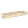 vidaXL Pallet Kussen Set 2 pcs Beige 120 x 40 x 8 cm Oxford stof