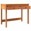 vidaXL Bureau met lade Max Bruin 100 x 50 x 78 cm Massief grenenhout