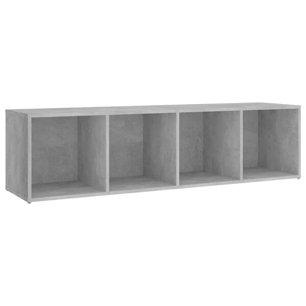 vidaXL Tv-meubelen 2 st 142,5x35x36,5 cm bewerkt hout betongrijs