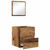 vidaXL Badkamerkast met lade Oud Hout 41 x 38,5 x 45 cm Bewerkt hout