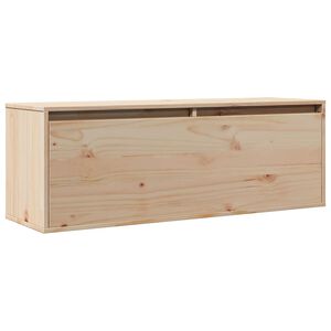 vidaXL Wandkast 100x30x35 cm massief grenenhout