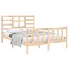 vidaXL Bedframe massief hout 140x190 cm
