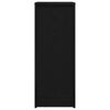 vidaXL Dressoir 29,5x34x76 cm spaanplaat zwart eikenkleurig