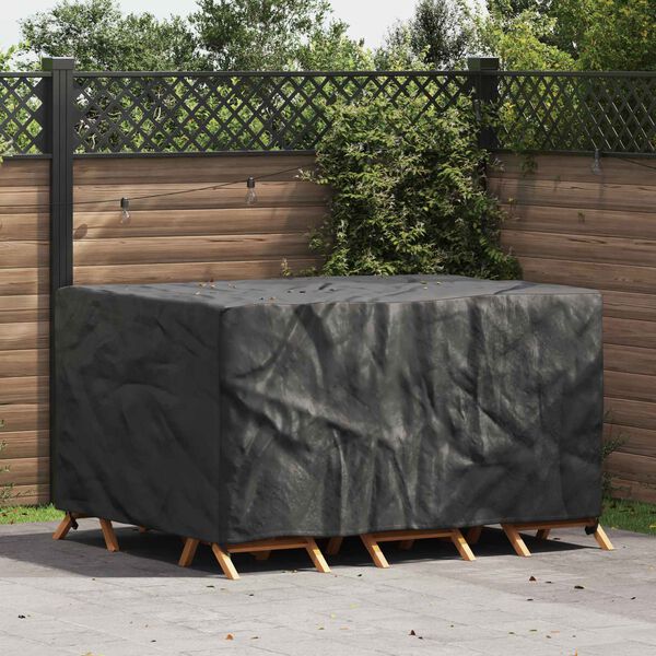 vidaXL Meubelhoes Effen Zwart 180 x 120 x 74 cm 600D