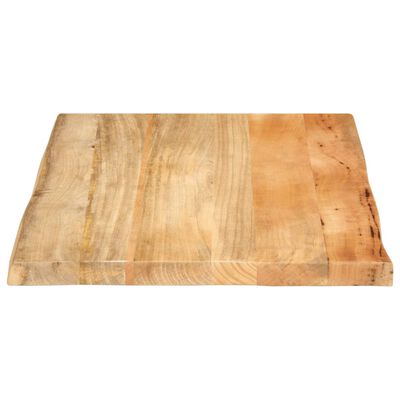 vidaXL Tafelblad met natuurlijke rand 80x60x3,8 cm massief mangohout