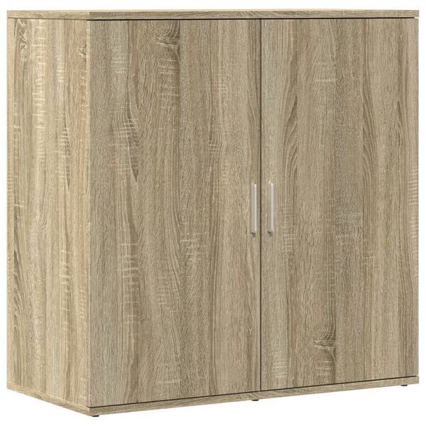 vidaXL Dressoir 79x38x80 cm bewerkt hout sonoma eikenkleurig