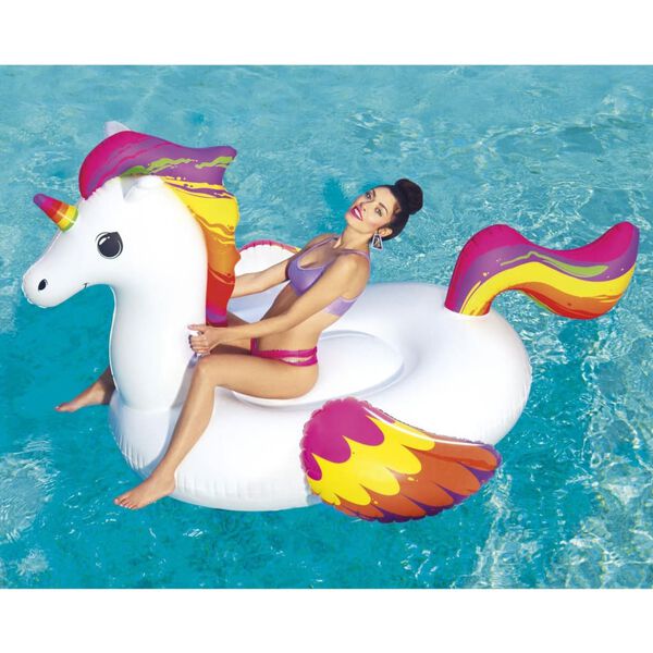 Bestway Zwembadluchtbed Supersized Unicorn 233x156x136,5 cm