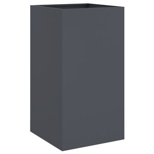 vidaXL Plantenbak 42x38x75 cm staal antracietkleurig