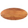 vidaXL Tafelblad ovaal 140x60x3,8 cm massief acaciahout