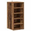 vidaXL Schoenenkast 32x35x70 cm bewerkt hout oud houtkleurig