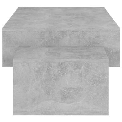vidaXL Salontafel 105x55x32 cm spaanplaat betongrijs