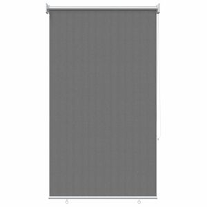 vidaXL Buitenrolgordijn 90% UV-blok Lichtgrijs 80 x 140 cm HDPE
