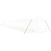 vidaXL Tuinkas met stalen frame 60 m&sup2; 20x3x2 m wit