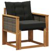 vidaXL Buiten Midden Sofa Massief Acaciahout Naturel