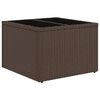 vidaXL 5-delige Loungeset met kussens poly rattan bruin