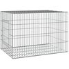 vidaXL Konijnenkooi 78x54x54 cm gegalvaniseerd ijzer