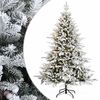 vidaXL Kunstmatige Inklapbare Kerstboom 150 cm 150 LED's Warmwit