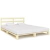 vidaXL Bedframe pallet massief grenenhout 160x200 cm