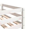 vidaXL Kinderbedframe massief grenenhout wit 90x200 cm