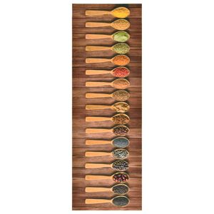 vidaXL Keukenmat wasbaar Spoon 45x150 cm