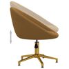 vidaXL Eetkamerstoelen 6 st fluweel bruin
