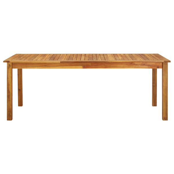 vidaXL Tuintafel 200x90x74 cm massief acaciahout