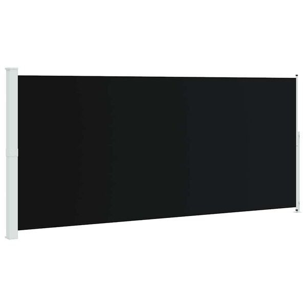 vidaXL Tuinscherm uittrekbaar 220x500 cm zwart