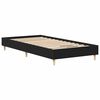 vidaXL Bedframe Zwart Eiken 203 x 93 x 25 cm Bewerkt hout