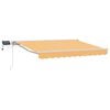 vidaXL Handmatige Luifelhouder met LED's Zand 3,5 x 2 m