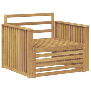 vidaXL Tuinbank Massief Acaciahout Wit