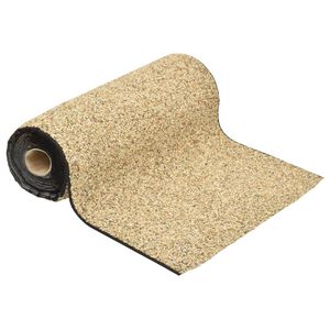 vidaXL Grindfolie 100x40 cm natuurlijk zandkleurig