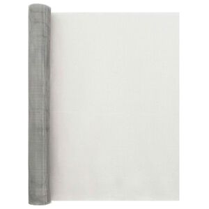 vidaXL Gaas Scherm 60 x 2000 cm 20 Mesh RVS 201 Zilverkleurig