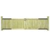 vidaXL Poorten 2 st 300x75 cm ge&iuml;mpregneerd grenenhout