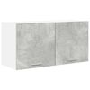 vidaXL Hangkast Beton Grijs 80 x 31 x 40 cm Bewerkt hout