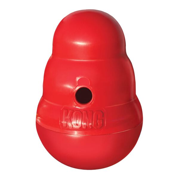 Kong Hondenspeelgoed Snack Dispenser Wobbler L rood