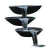 Ubbink Waterval Schelpen Ornament 3-traps 35/45/55 + Pomp