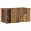 vidaXL Tv-meubelset Wandgemonteerd 3 pcs Oud Hout Bewerkt hout