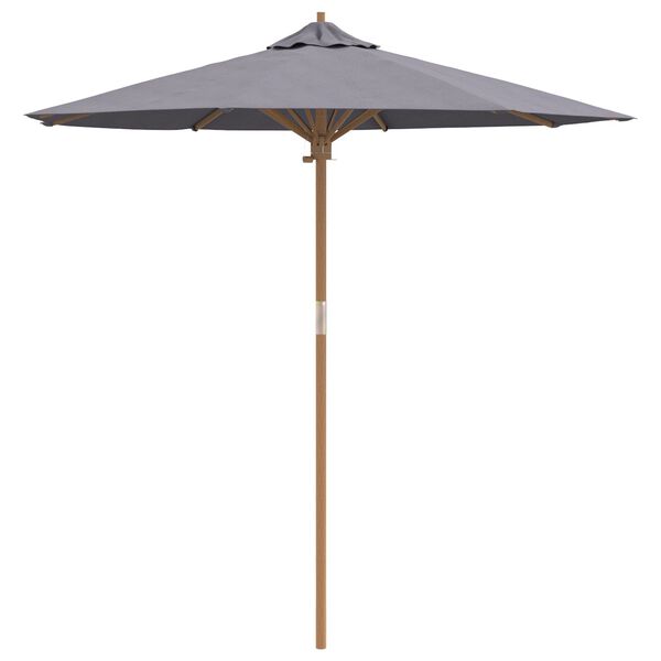 vidaXL Tuinparasol Donkergrijs &Oslash; 270 x 260 cm Bamboe