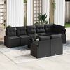 vidaXL Tuin Sofa Set 9 pcs poly rattan