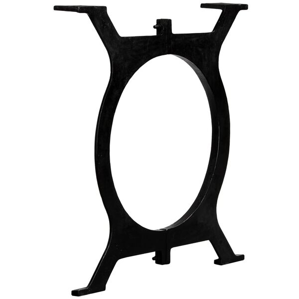 vidaXL Eettafelpoten 2 st O-frame gietijzer
