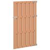 vidaXL Tuinpoort 100 x 180 cm WPC en Aluminium Bruin