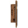 vidaXL Spiegel met spiegel Oud hout 80 x 37 cm Glas en Engineered Hout